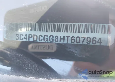 2017 Dodge Journey Crossroad Plus z USA, uszkodzony, nr VIN 3C4PDCGG8HT607964